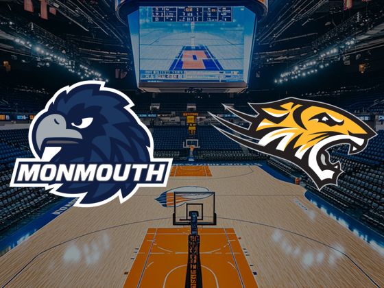 Monmouth Hawks at Towson Tigers Basketball